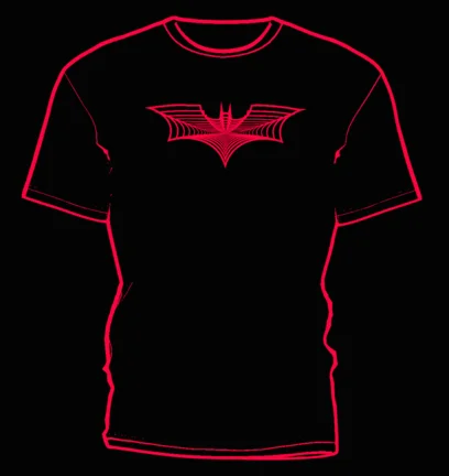 T-shirt, red line animation