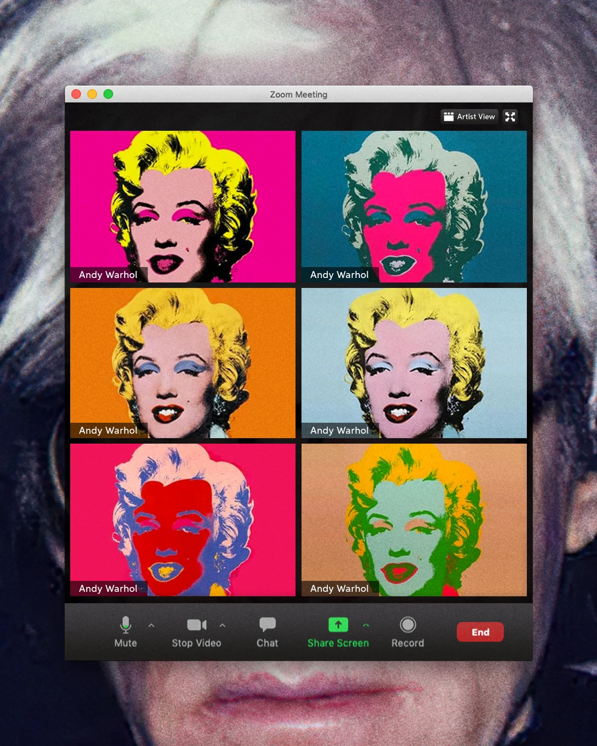 Pop art poster study